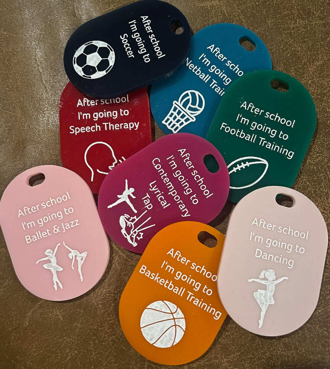 Bag Tags - After School Activity