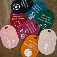 Bag Tags - After School Activity