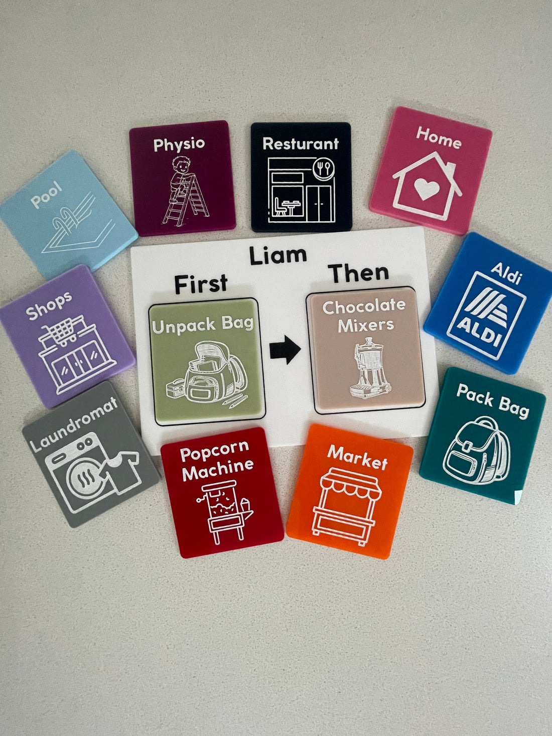 Additional Tiles for Custom First Then Board