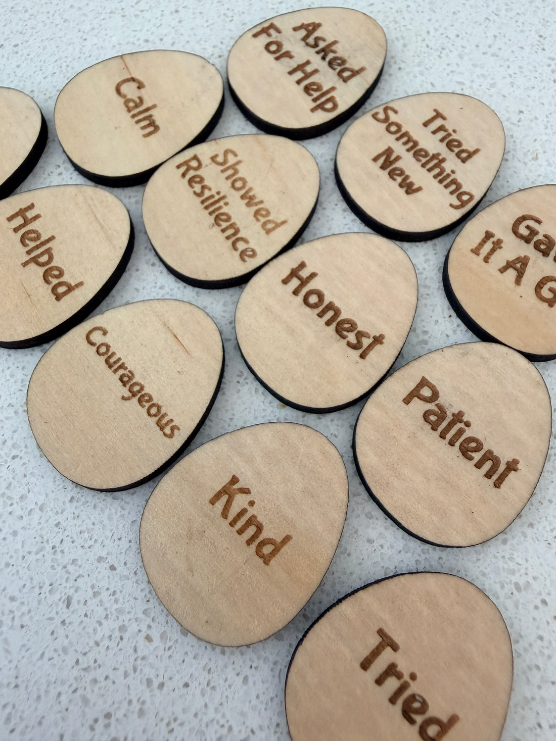 Personalised encouragment eggs