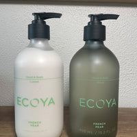 Ecoya body wash & body lotion