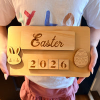 Interchangeable Holiday Photo Board | Wooden Milestone Sign | Christmas, Easter & Yearly Photo Prop