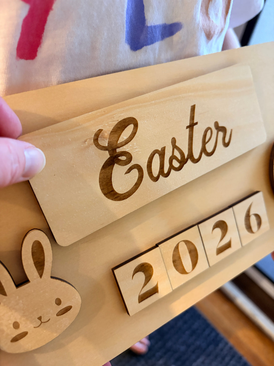 Interchangeable Holiday Photo Board | Wooden Milestone Sign | Christmas, Easter & Yearly Photo Prop