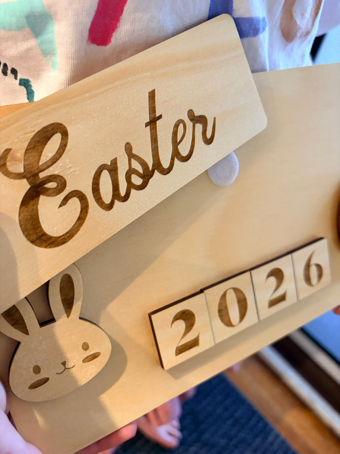 Interchangeable Holiday Photo Board | Wooden Milestone Sign | Christmas, Easter & Yearly Photo Prop