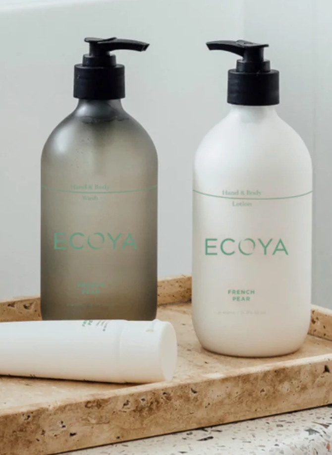 Ecoya body wash & body lotion