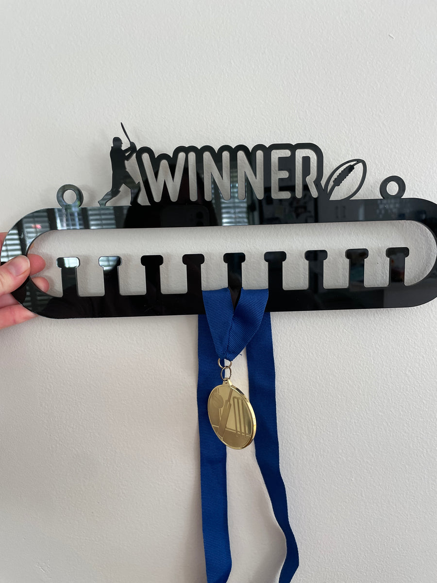 Winner 9 peg medal hanger