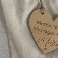 Personalised Hand Drawn or Written “Mother’s Day Messages”(x5 plus bag and disc)