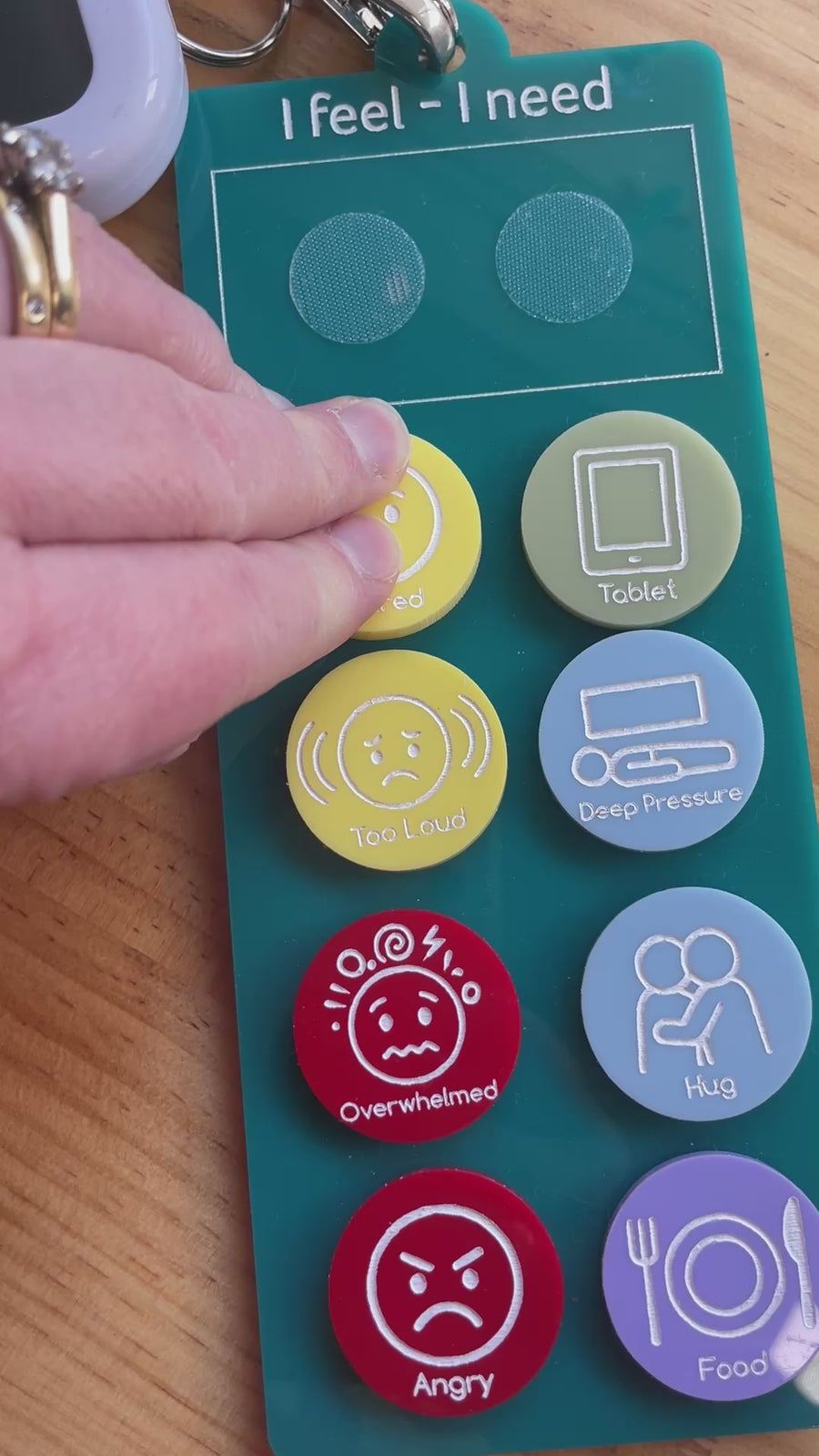Portable Schedule & Emotional Check-In Board