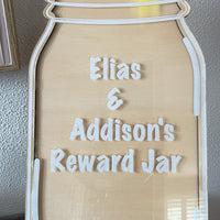 Large Personalised Reward Jar