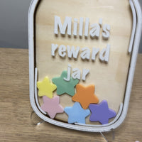 Small Personalised Reward Jar