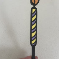 Single Candle Acrylic Cake Topper