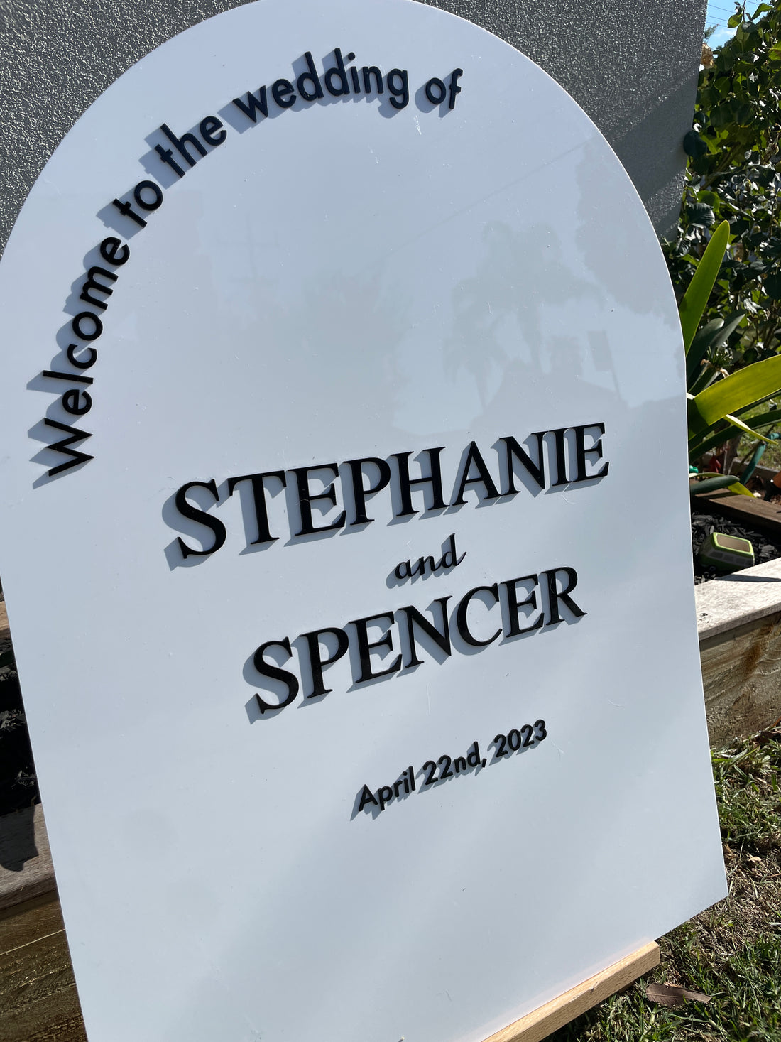 Custom Arch Signs Welcome sign arch – Emma Jae Custom Laser Designs