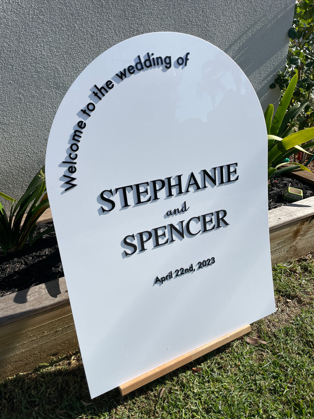 Custom Arch Signs Welcome sign arch – Emma Jae Custom Laser Designs