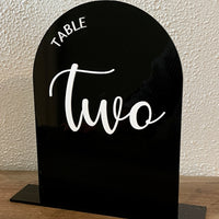 Table numbers - arch