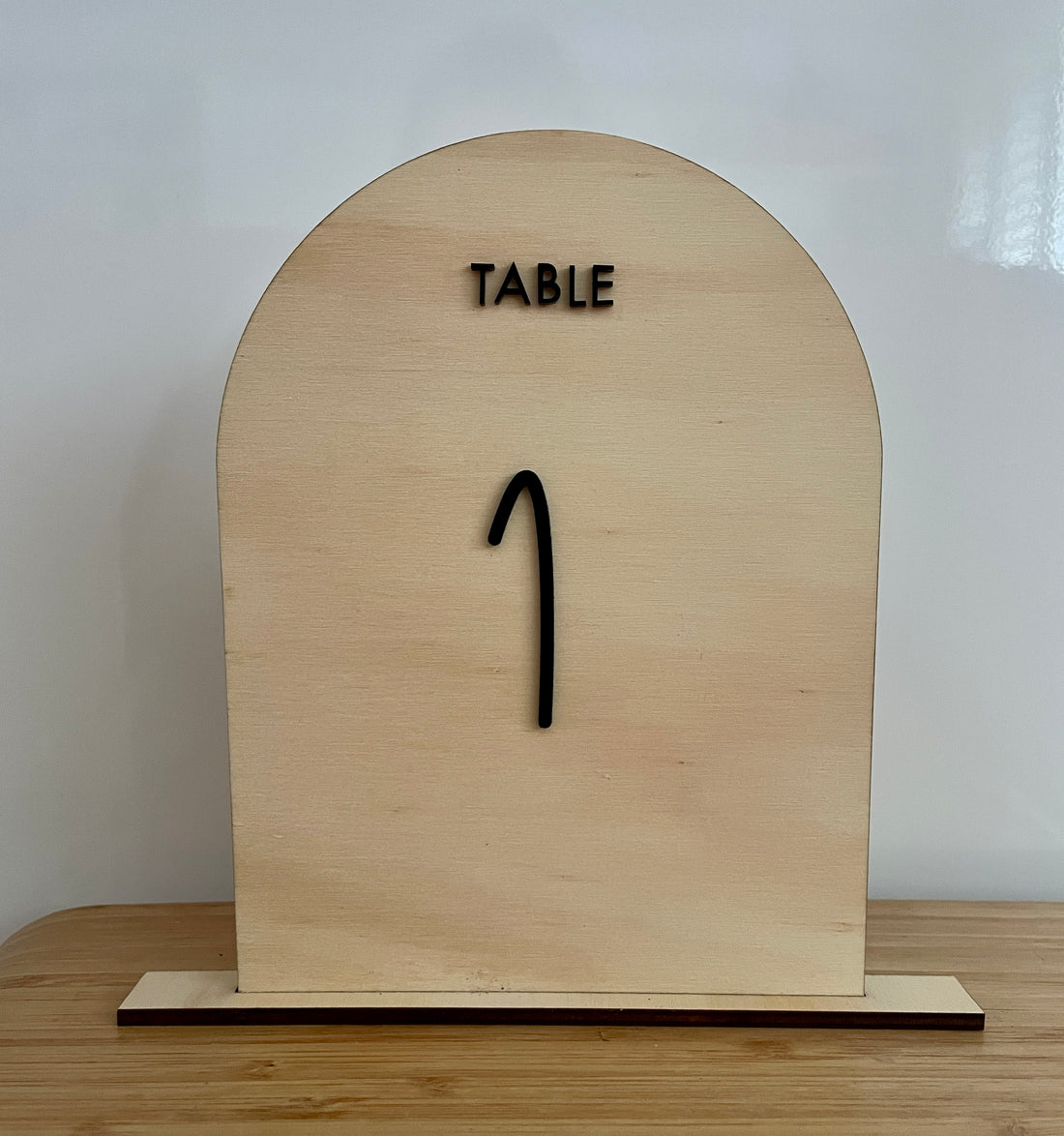 Table numbers - arch