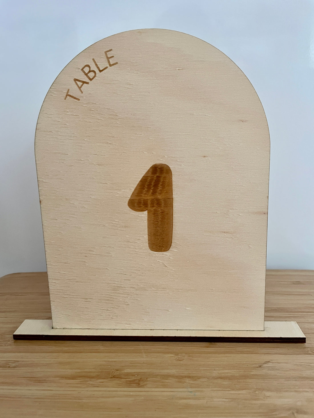 Table numbers - arch