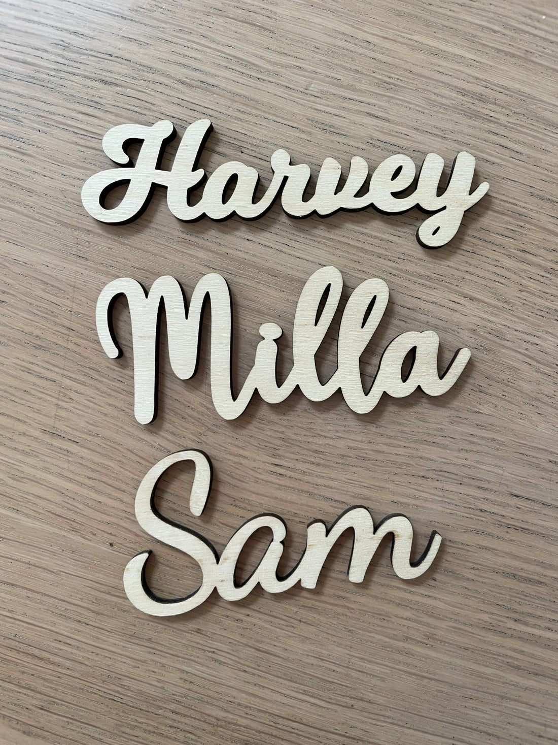 Table NAMES – Emma Jae Custom Laser Designs