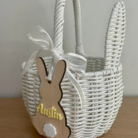 Personalised Easter bunny basket tags