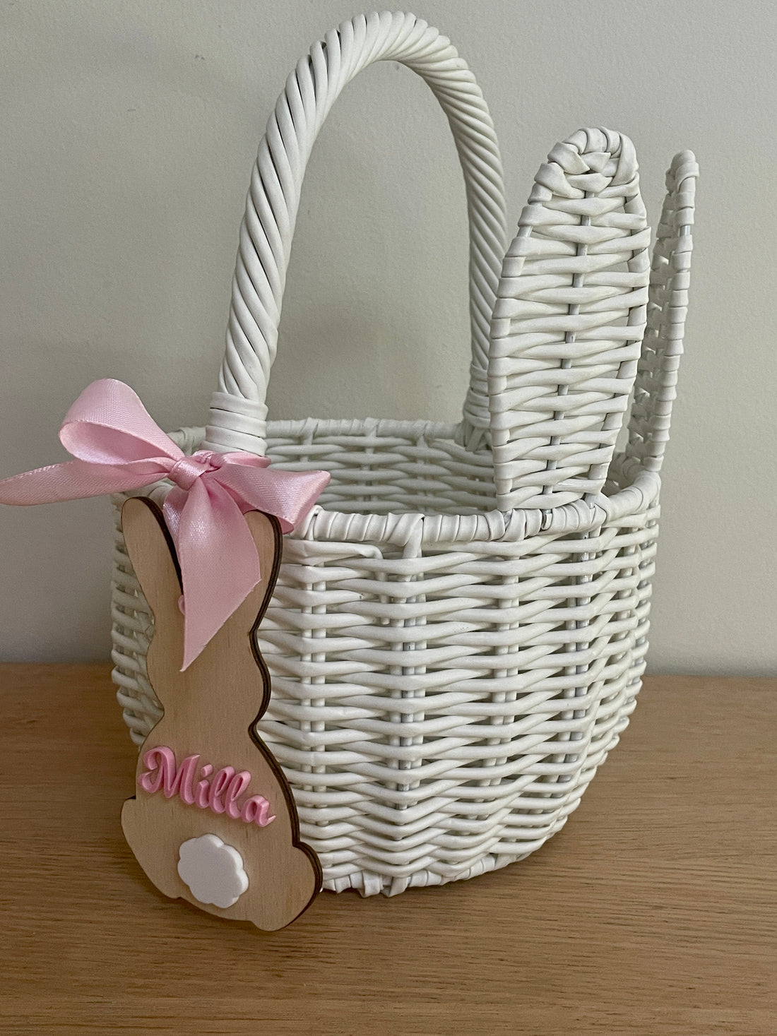 Personalised Easter bunny basket tags