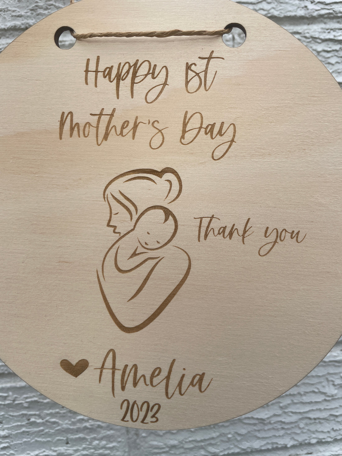 1st Mother’s Day wall hanging