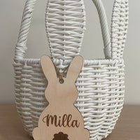 Personalised Easter bunny basket tags