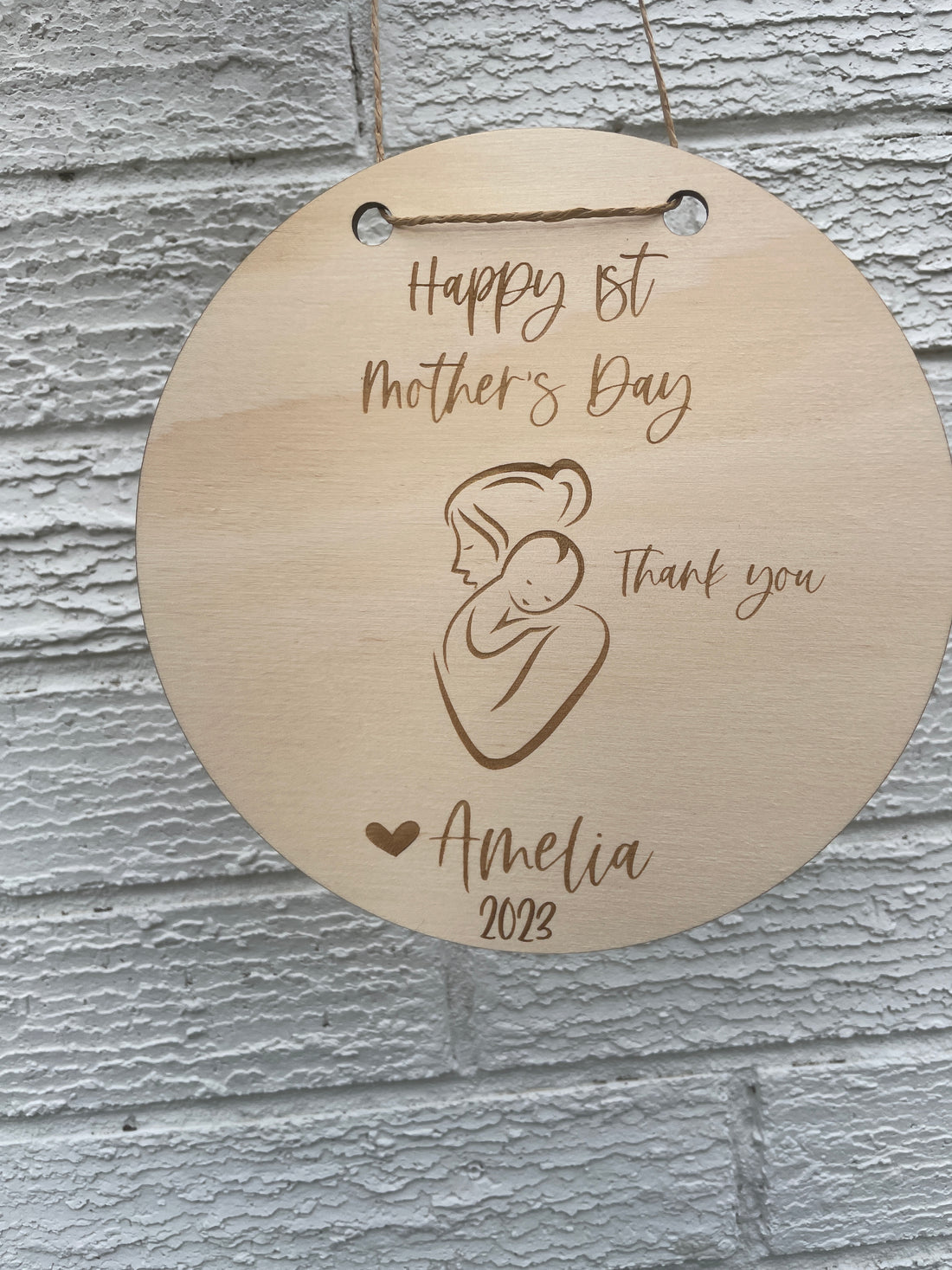 1st Mother’s Day wall hanging